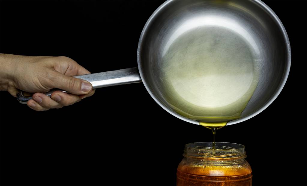 Gestion huile usée dans un restaurant 