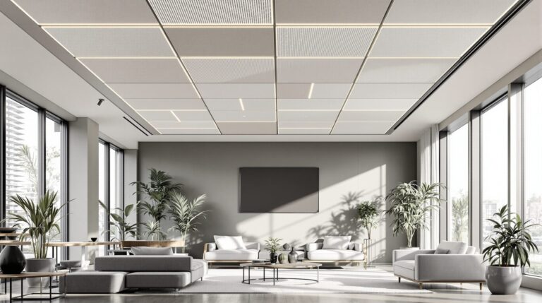 Solutions de plafonds acoustiques : l’art d’allier confort sonore et design durable