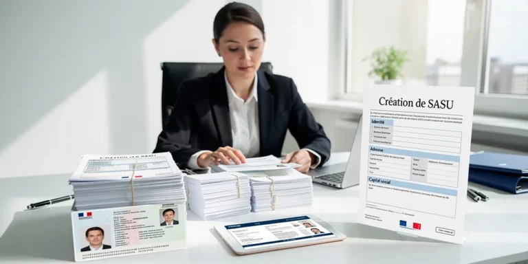 document à fournir pour création sasu