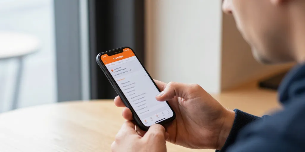 Mail Range mail orange sur smartphone, accès rapide et sécurisé