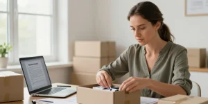 travailler à domicile emballage