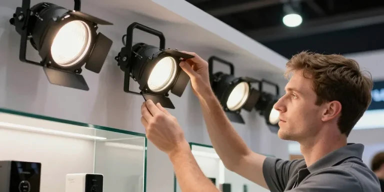 comment installer un éclairage de stand